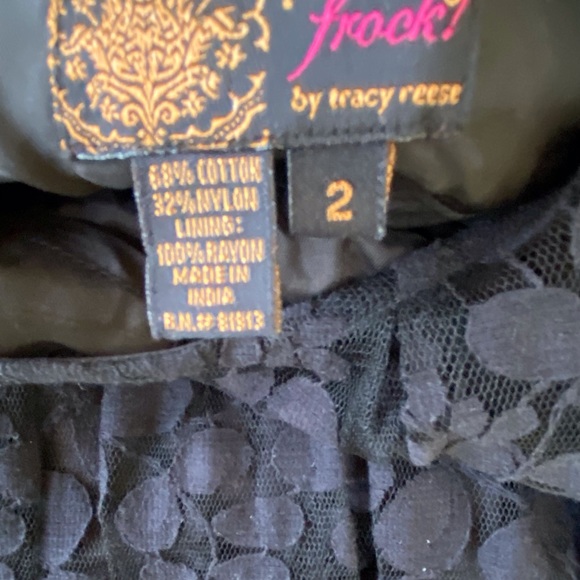 Plenty Frock by Tracy Reese black lace dress, size 2 - Picture 7 of 7